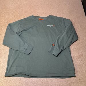 Wrangler Shirt Men's 2XL Flame Resistant Long Sleeve Skull Lightning Graphic I3